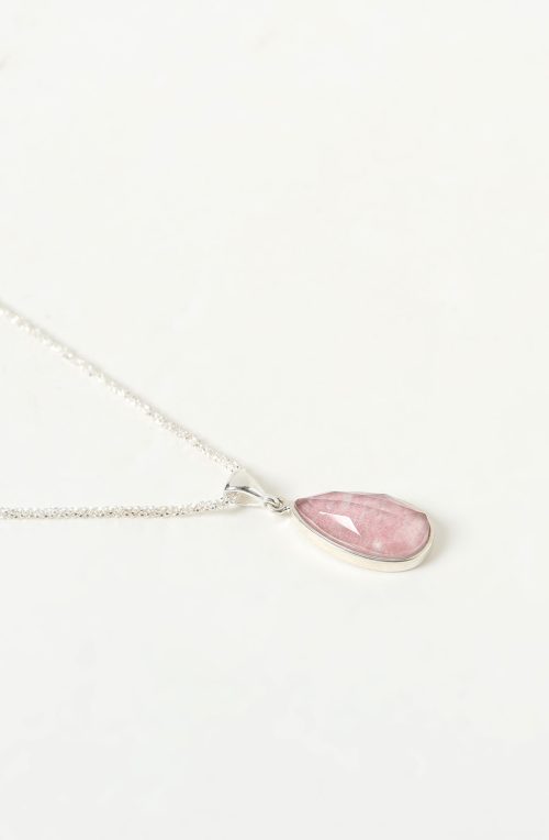 collana drop doppia pietra